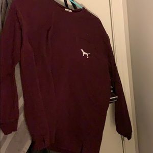 Pink long sleeve shirt